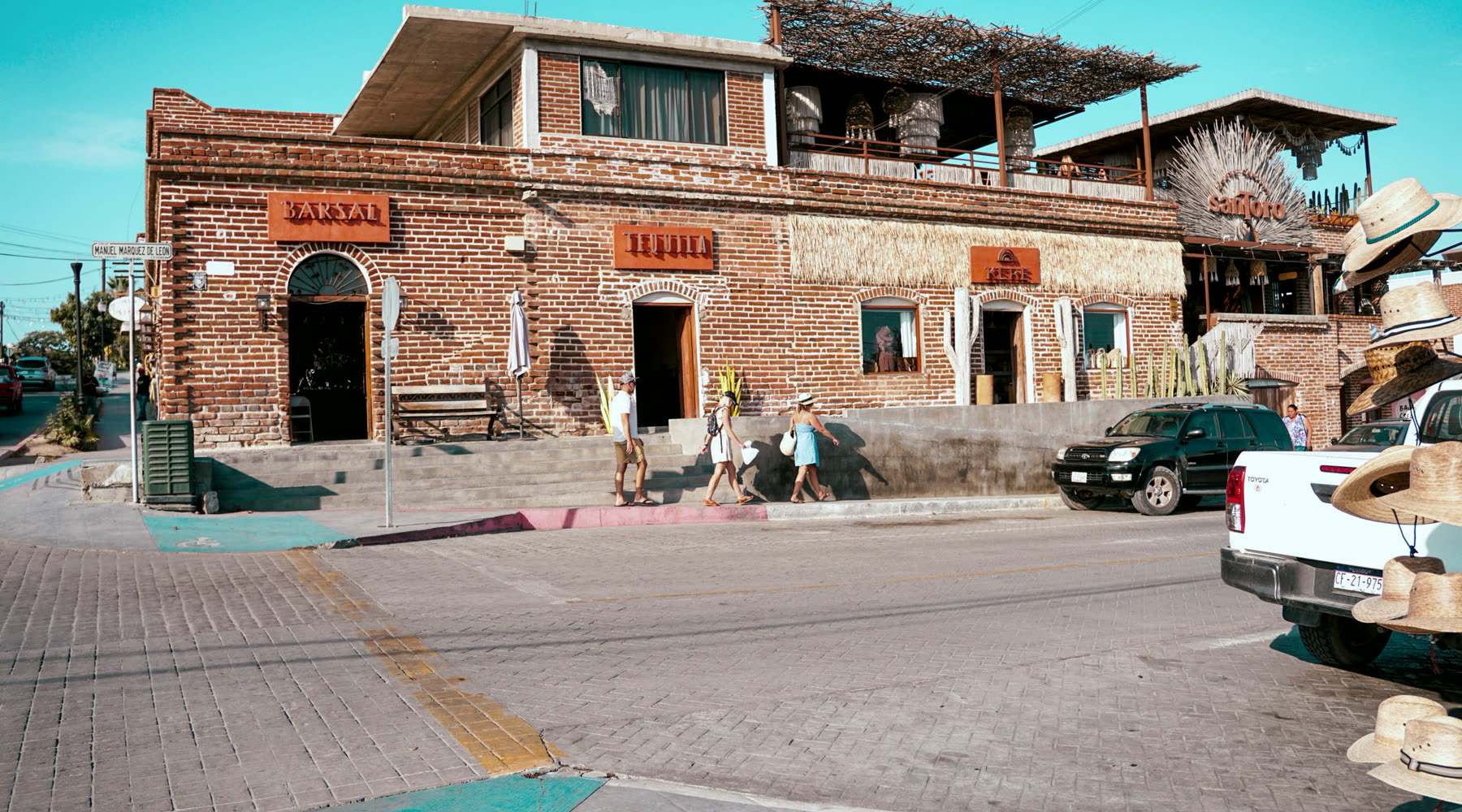 Muted architectural brand atmosphere with depth and color