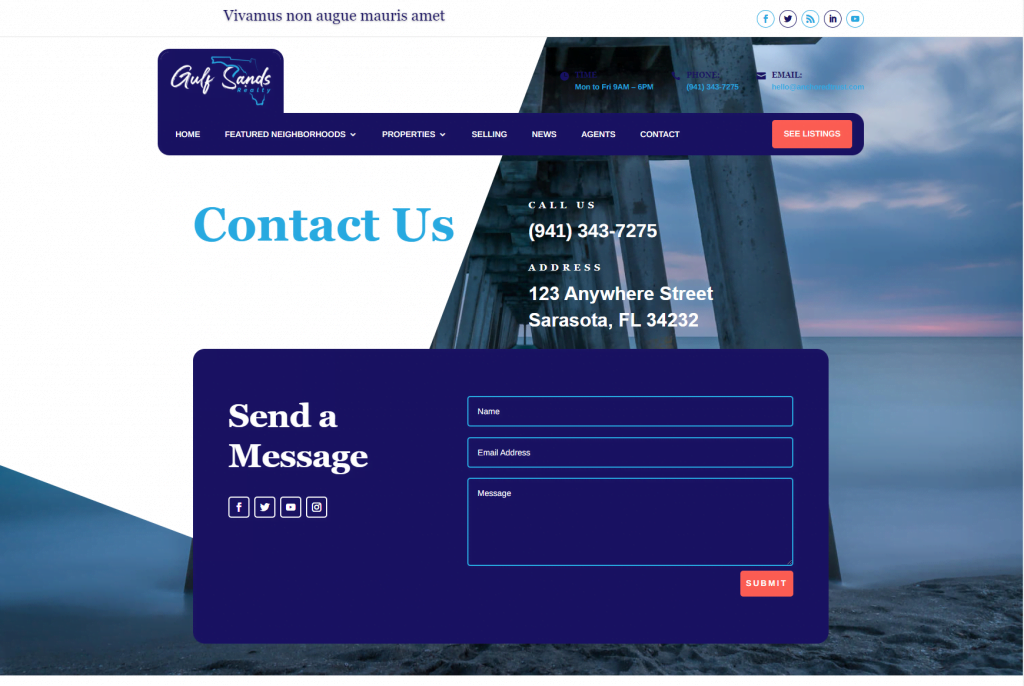 Gulf Sands Realty Gulf Sands Realty Contact page