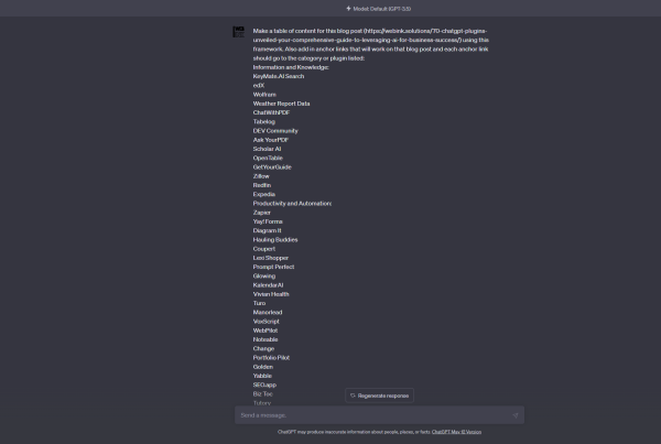 70+ ChatGPT Plugins Unveiled: Your Comprehensive Guide to Leveraging AI for Business Success!